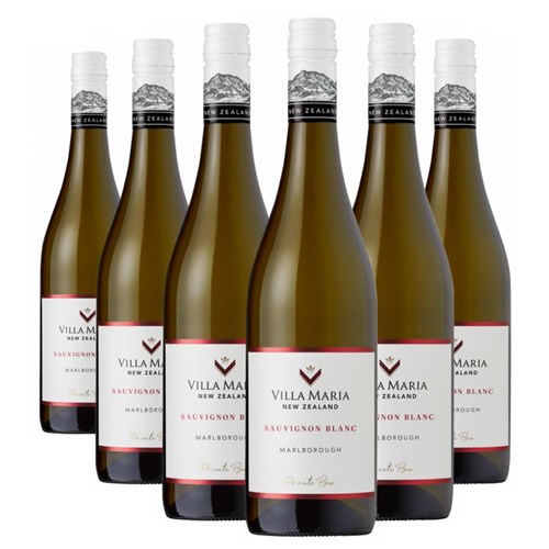 Case of 6 Villa Maria Private Bin Sauvignon Blanc 75cl White Wine